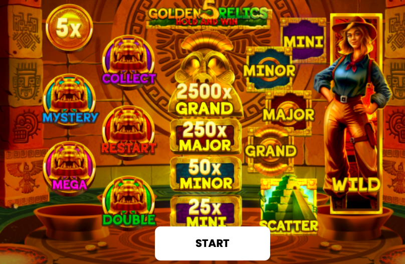 Игровой автомат 5 Relics of Power Hold& Win